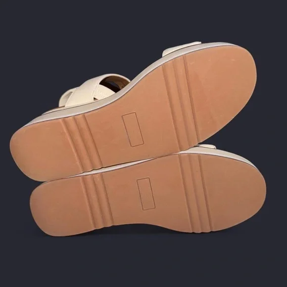 Women's Cream Platform Sandals - Picture 4 of 7